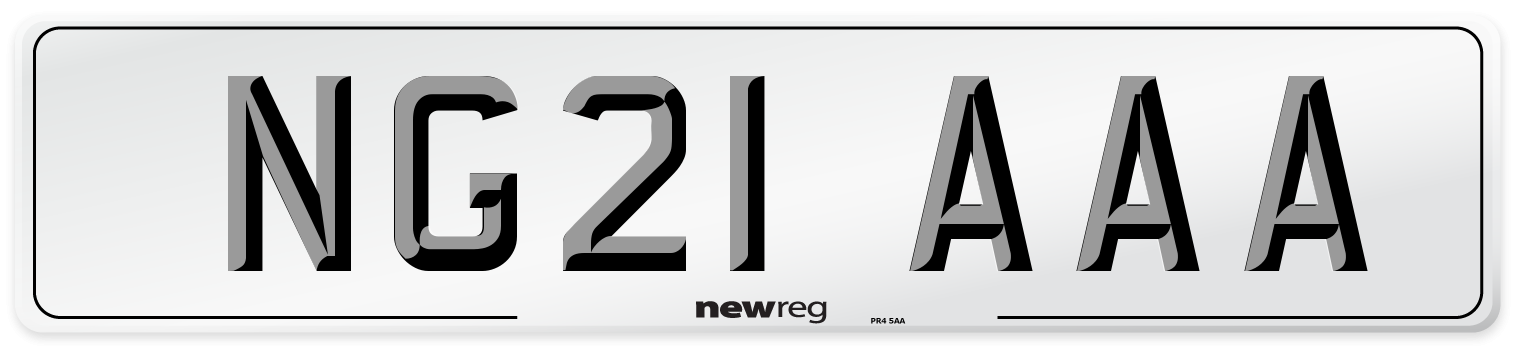 NG21 AAA Number Plate from New Reg